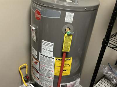 Engle Services water heater installation in a Birmingham, AL home